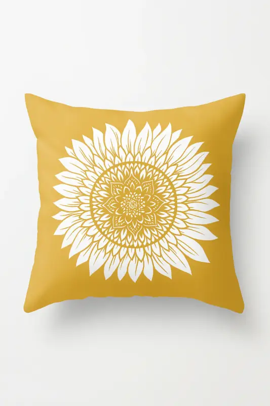 Sunflower cushion cover for a warm and summery decor Nouvel Arrivage