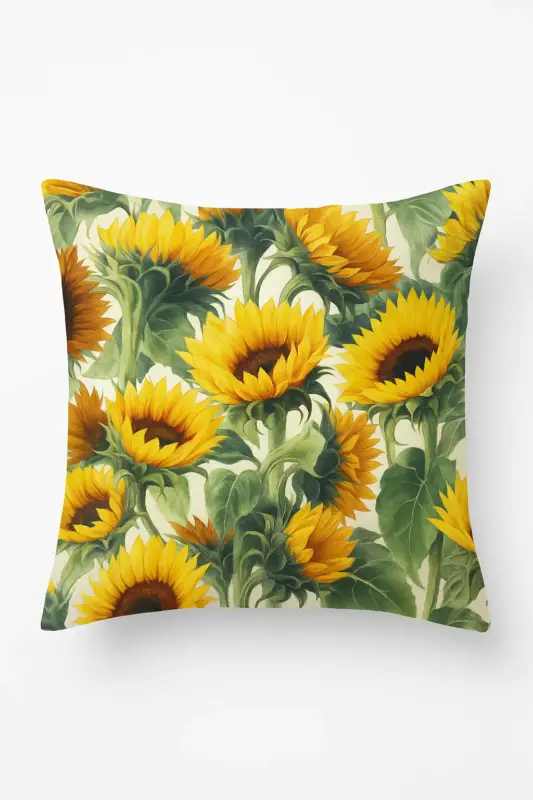 Decorative sunflower cushion cover for summer Prix Choc