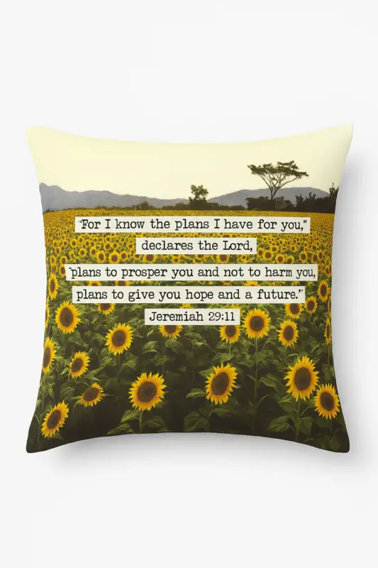 Remise Decorative sunflower cushion cover for summer and indoors
