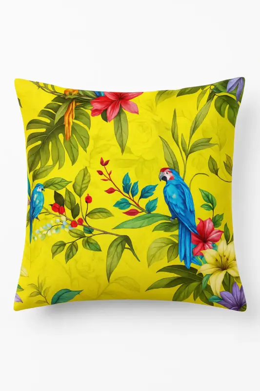 Tropical style parrot cushion cover for sofa Offre Du Jour
