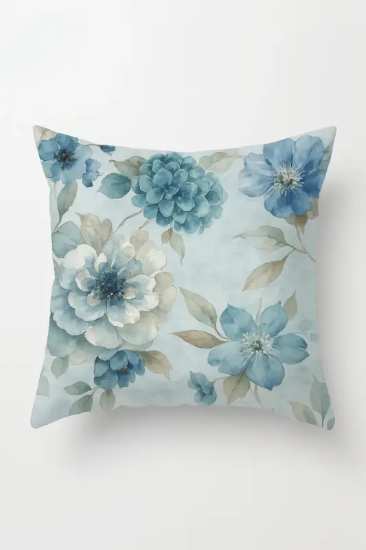 Authentique Ginkgo floral cushion cover for interior decor