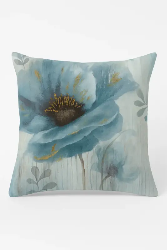 Commande En Gros Housse de coussin motif floral ginkgo pour salon et chambre