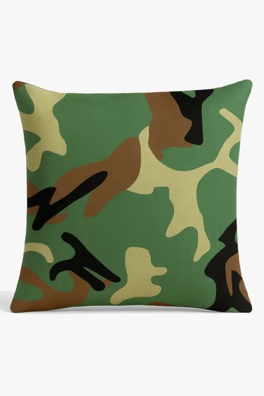 Vente Flash Decorative cushion covers with geometric military camouflage pattern