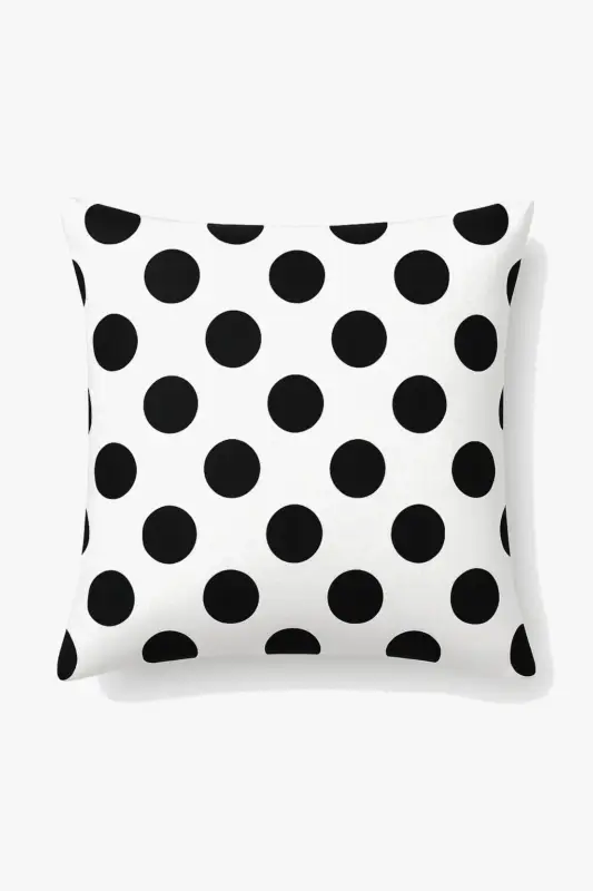 Modern geometric black and white decorative cushion cover Jusqu'à Épuisement Des Stocks