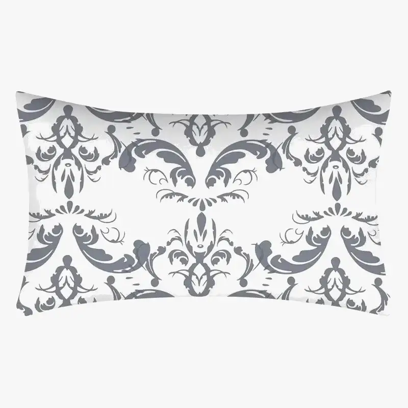 Rectangular polyester cushion cover with geometric mandala 30 x 50 cm Achat Immédiat