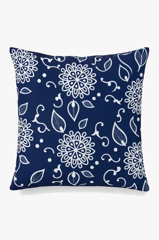 Acheter Direct Navy blue geometric cushion for interior decoration