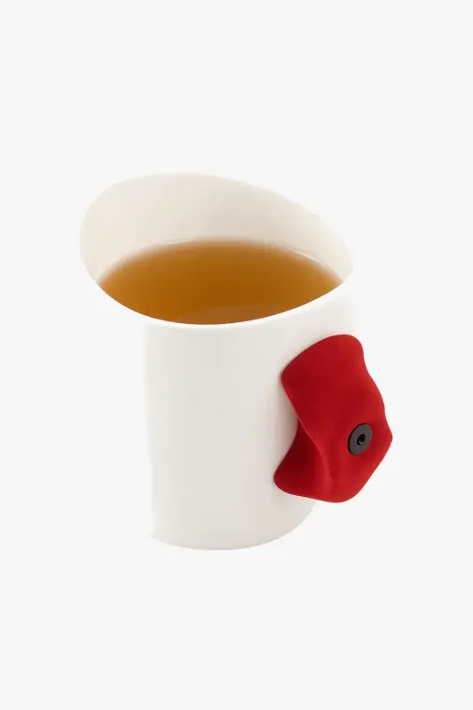 Porcelain mug with climbing handle creative design for home and office Jusqu'à Épuisement Des Stocks