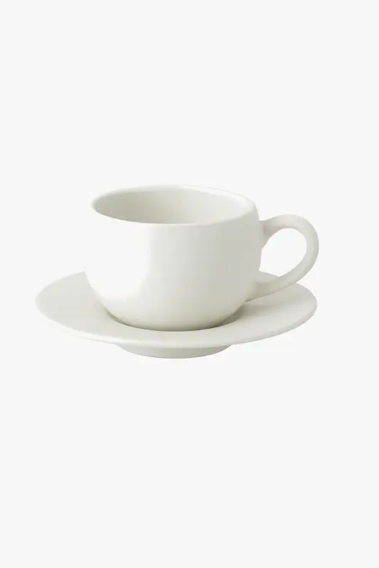 Japanese-style ceramic coffee set with artisanal tray Remise
