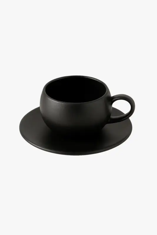 Dernier Modèle Japanese style ceramic matte coffee cup set 300ml