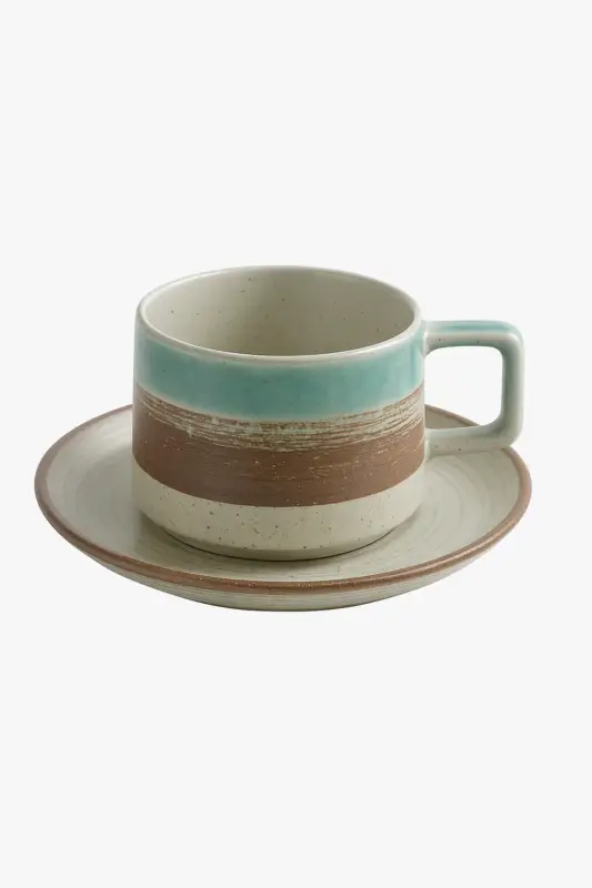 Quantité Limitée Japanese retro ceramic tea set with cups and saucers