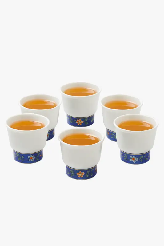 Achat Immédiat Chinese kung fu porcelain tea set, 6 cups