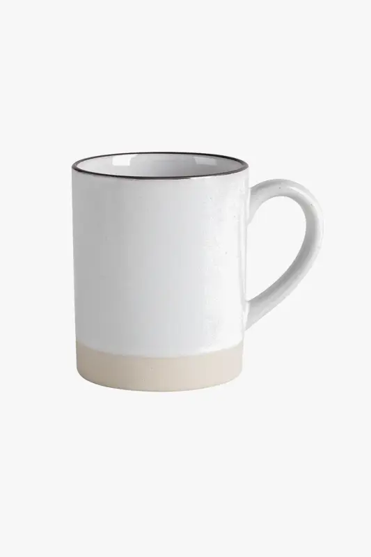 Handcrafted retro ceramic cup in rustic style Pas Cher