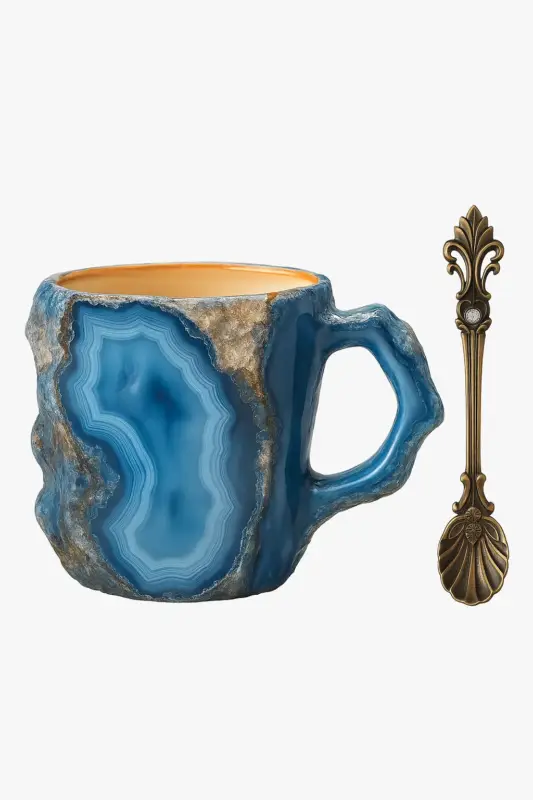 Elegant embossed coffee mug in american style Nouvel Arrivage