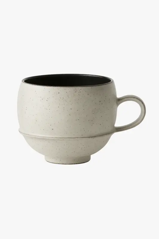 Simple style ceramic mug 330 ml with handle for office Nouveauté