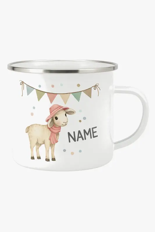 Meilleur Prix Personalised children's mug with cartoon animal and name