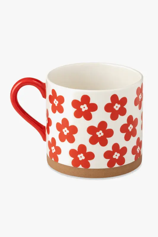 Japanese retro mug with hand-painted cherry blossom 450 ml Must-Have
