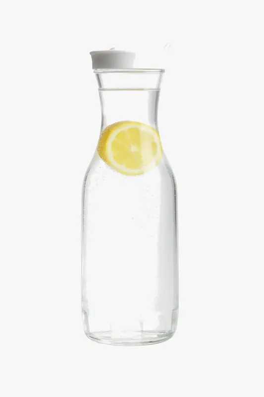 Elegant 1.5l plastic carafe with leak-proof flip top lid Authentique