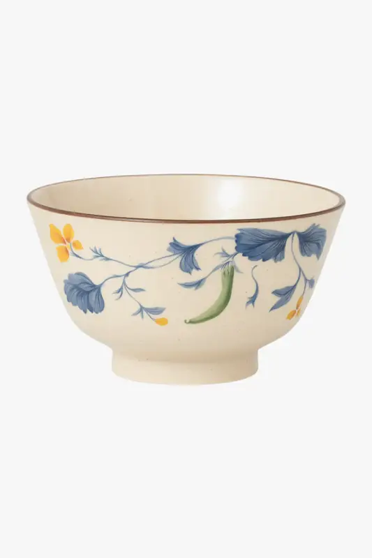 Retro chinese style ceramic bowl with floral pattern Jusqu'à Épuisement Des Stocks