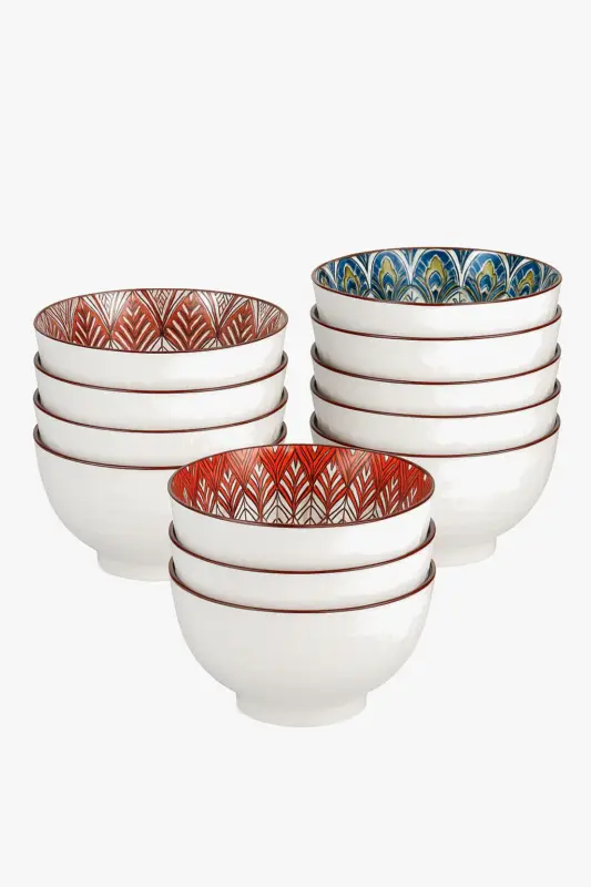 Bohemian floral ceramic bowl set for the kitchen Nouveauté