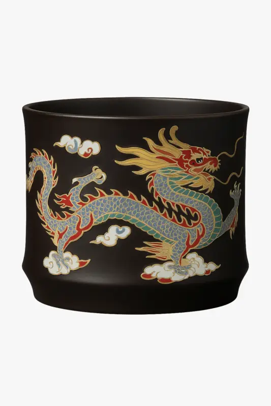 Dernier Modèle Purple clay teapot with dragon and phoenix gongfu style