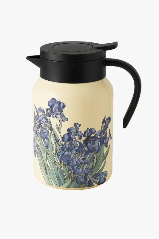 Quantité Limitée Panda insulated stainless steel teapot large capacity 1l