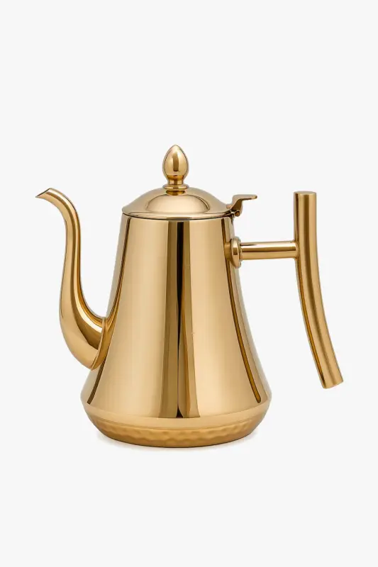 Stainless steel kettle with infuser, suitable for all heat sources Réduction