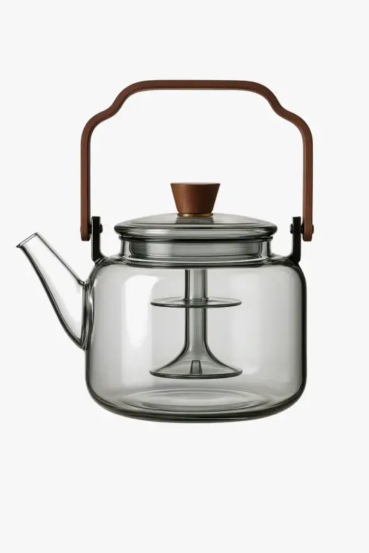 Prix Réduit Butterfly borosilicate glass heat resistant teapot 500ml
