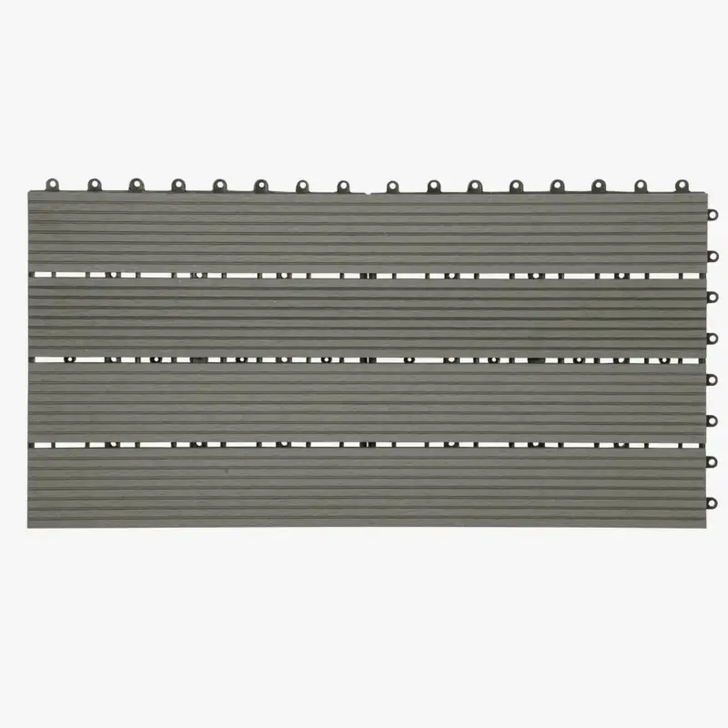 Clip-on wpc decking boards wood effect 30×60 1m² Soldes