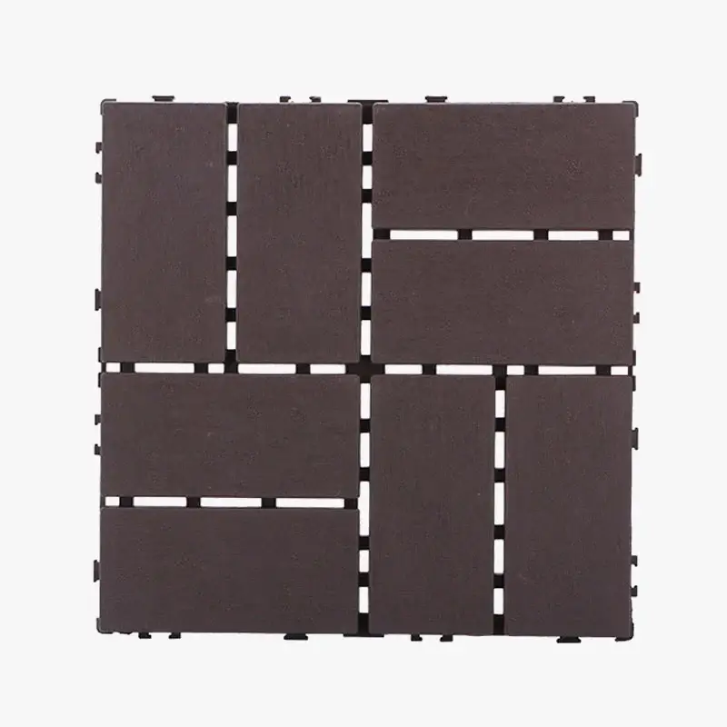 Soldes Clip-together outdoor floor tiles 30x30 cm plastic for balcony and ...
