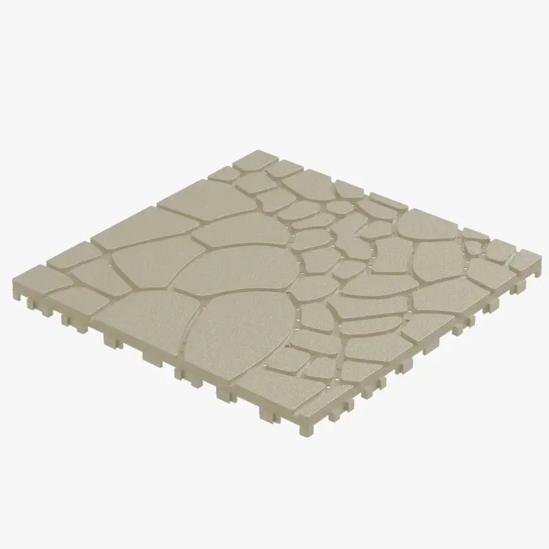 Top Vente Dalles terrasse emboitables effet pierre 30 cm