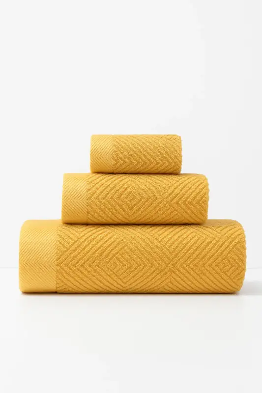 Dernier Modèle Thick absorbent cotton bath towels set of three