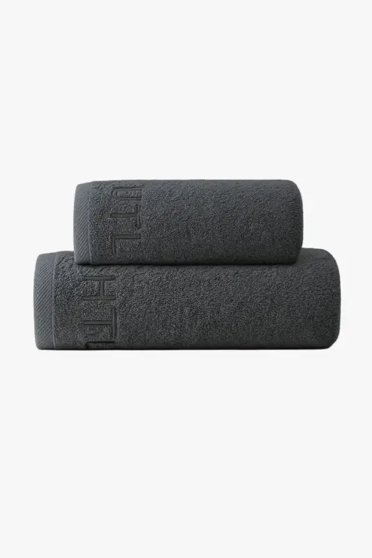 Quantité Limitée Set of 2 thick absorbent cotton bath towels