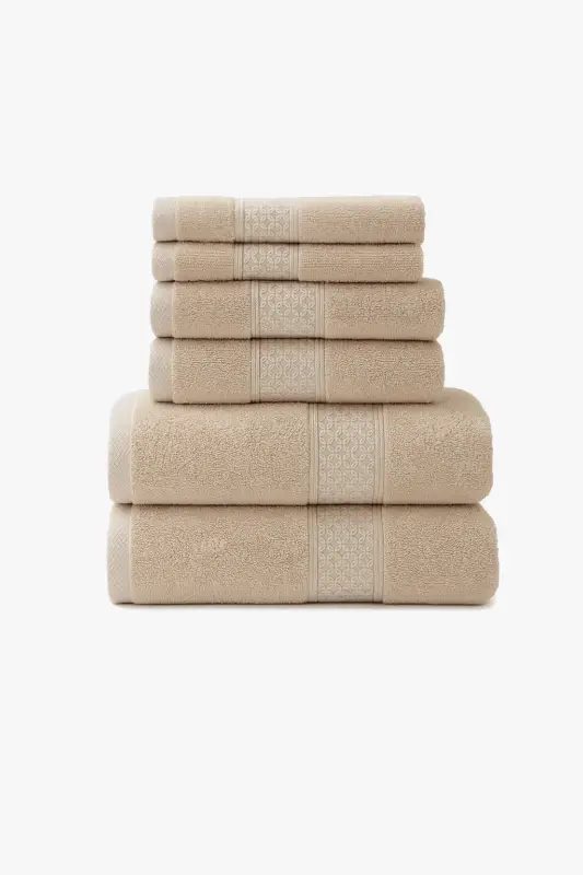 3-piece soft cotton towel set absorbent Meilleur Prix