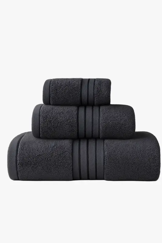 Prix Réduit Thick and soft egyptian cotton bath towel set