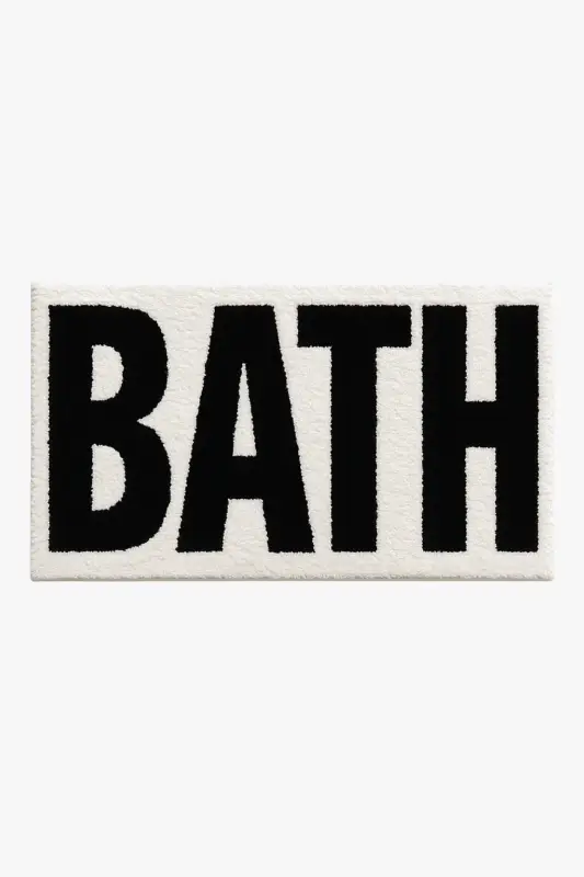 Tapis de bain antidérapant lettres spa style mignon Meilleur Choix