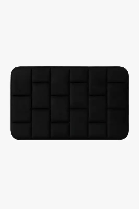 Memory foam non-slip absorbent bath mats x2 Populaire