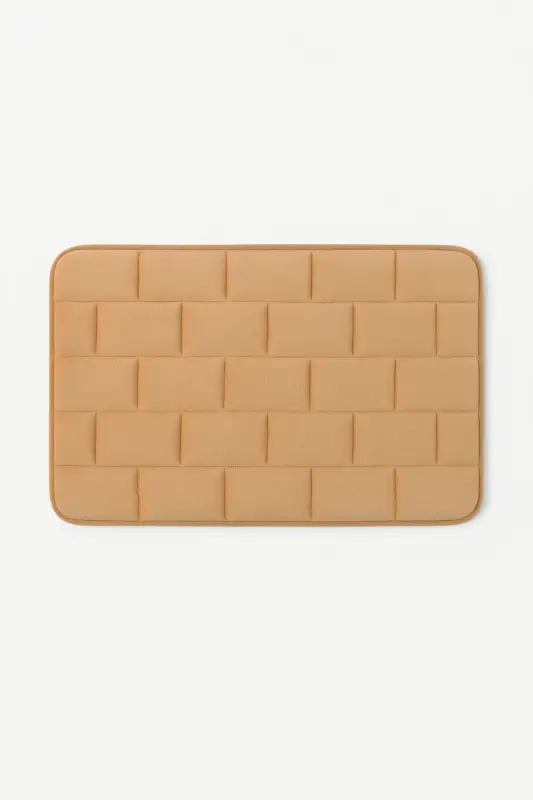 Meilleur Choix Absorbent memory foam non-slip bath mat set