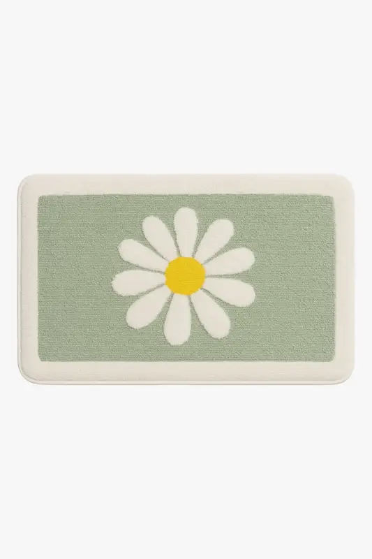 Cute flower non-slip microfibre bath mat Jusqu'à Épuisement Des Stocks