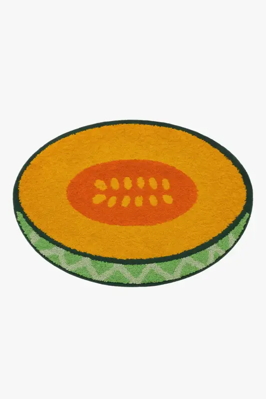 Super Prix Soft non-slip half round fruit bath mat
