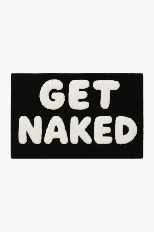 Soft absorbent cartoon letters non-slip bath mat Offre Du Jour