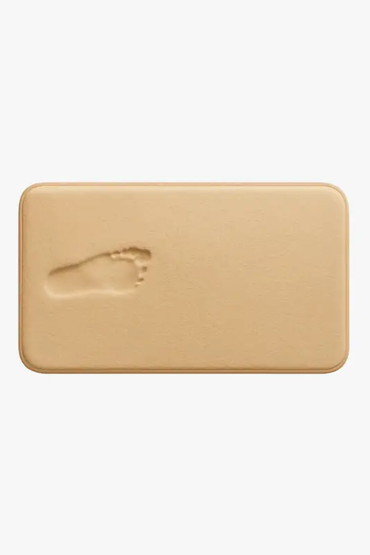 Thick non-slip long pile bath mat Dernière Chance