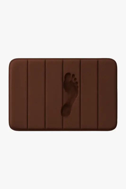 Offre Limitée Striped memory foam absorbent non-slip bath mat