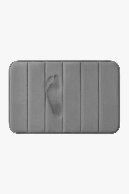 Petit Prix Tapis de bain mémoire forme absorbant antidérapant rayé