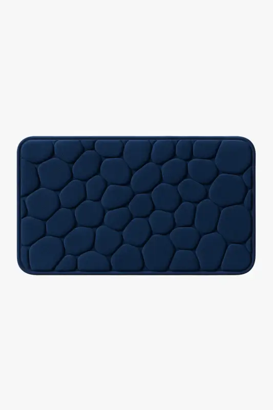 Paiement Sécurisé 3d anti-slip bath mat with cobblestone design, absorbent