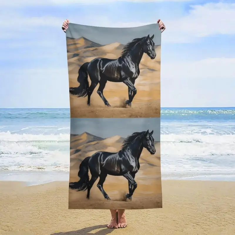 Haute Qualité Lightweight cartoon print sand-free beach towel