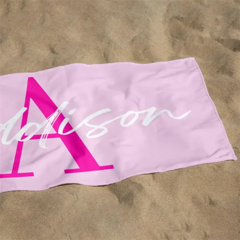 Certifié Personalised halloween children's beach towel with name