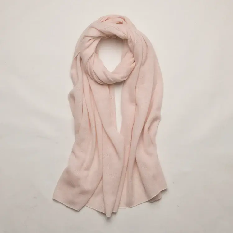 Acheter Direct Elegant pure cashmere knitted scarf with fringes