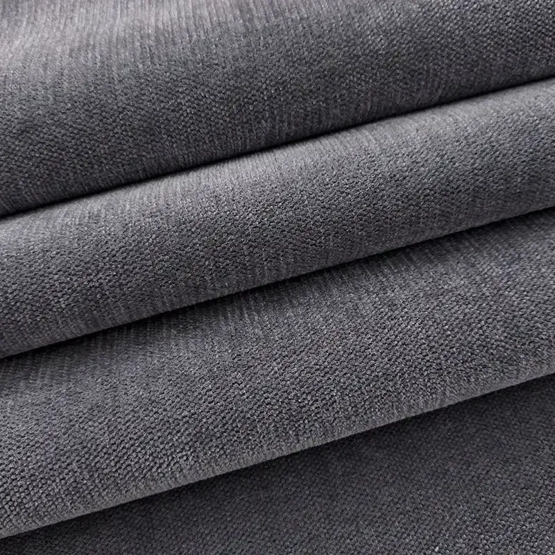 Thick plain chenille fabric for upholstery and sewing Vente Flash