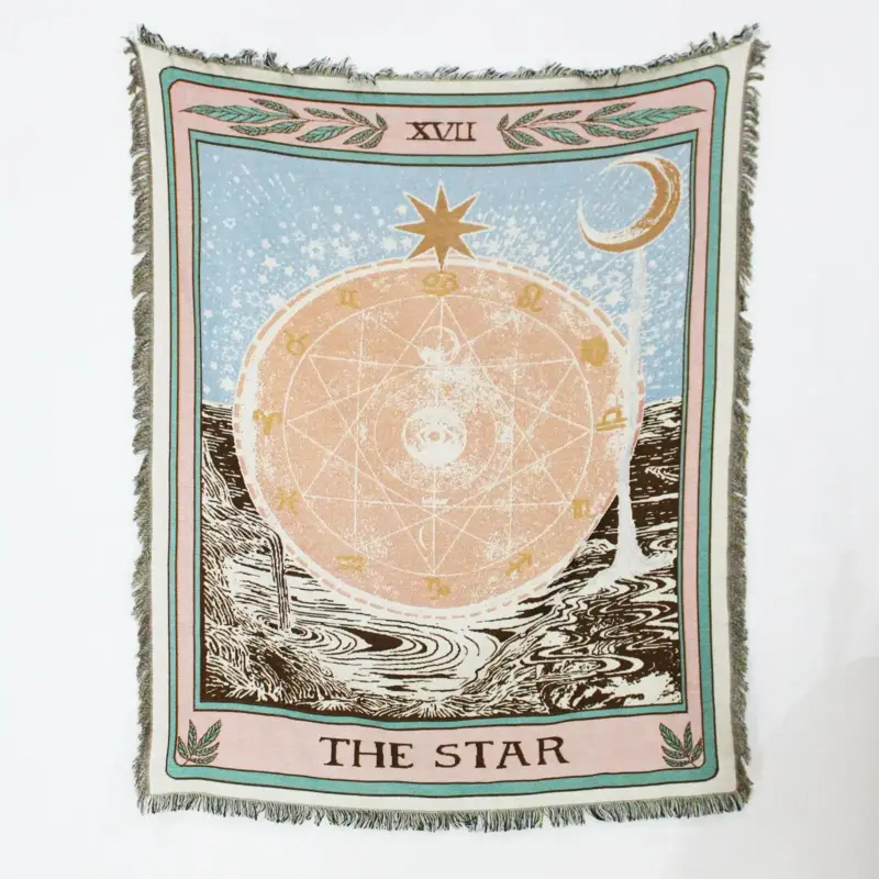 Acheter Direct Bohemian pastoral landscape throw for living room and bedroom