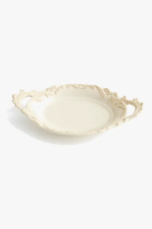 Jusqu'à Épuisement Des Stocks Retro french style ceramic plate for pasta and dessert